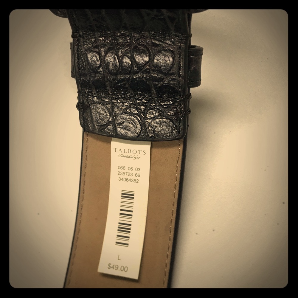 Talbots Leather Belt